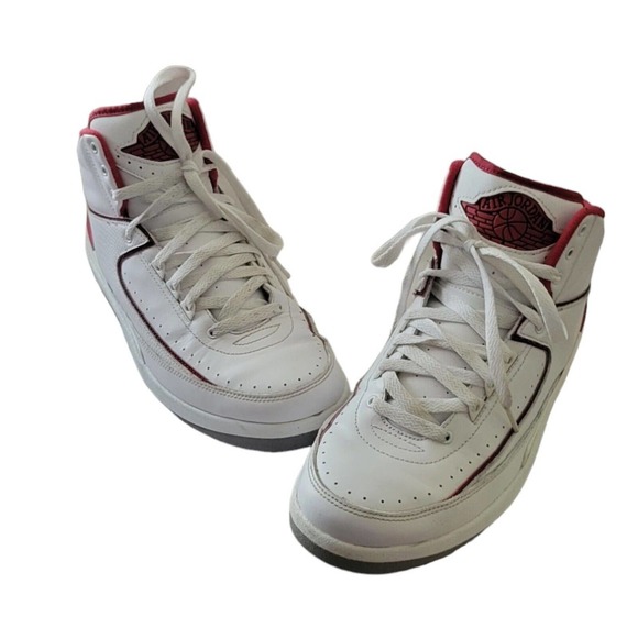 Nike Air Jordan 2 II Retro 2014 - Chicago Home White Red Men Sneakers Size 9 main image 6